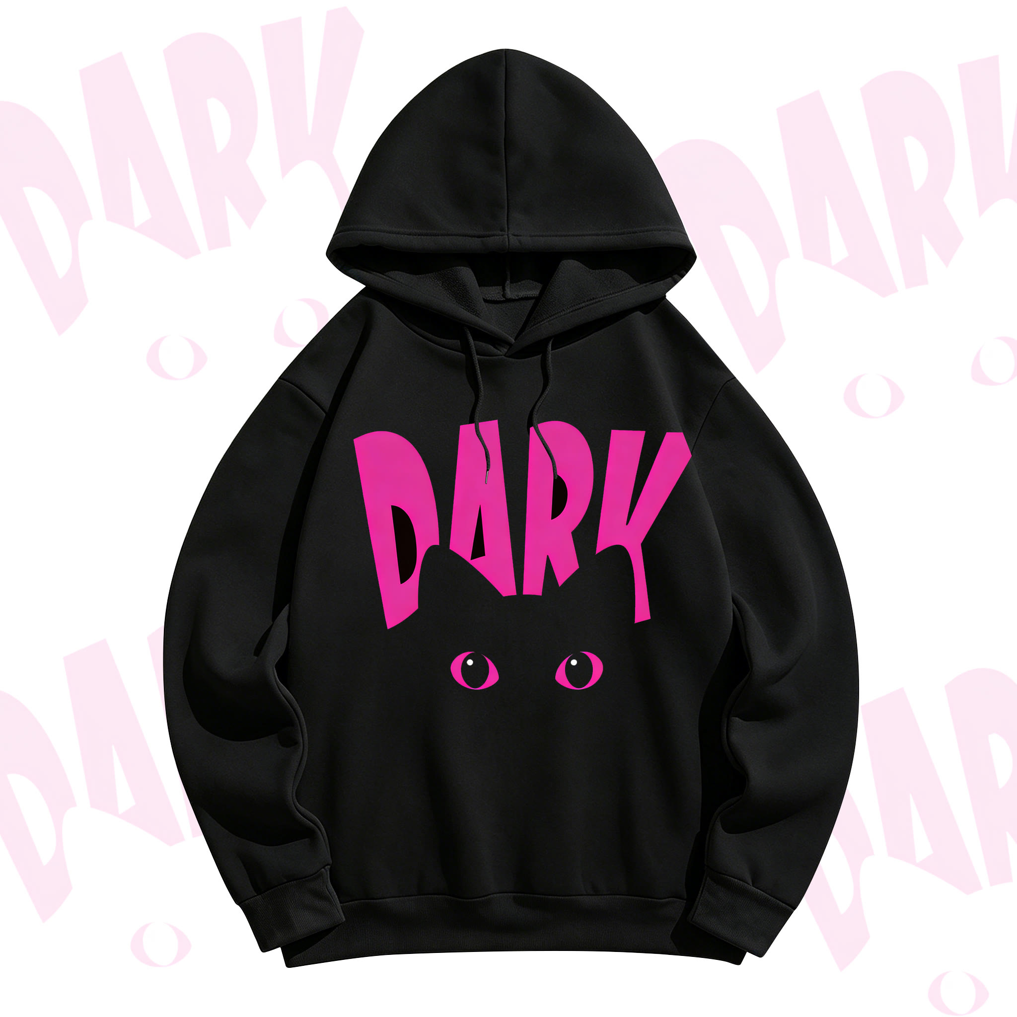 MODAKAWA DARK Graphic Hoodie Sweatshirt - Rosa - 5XL - image 2