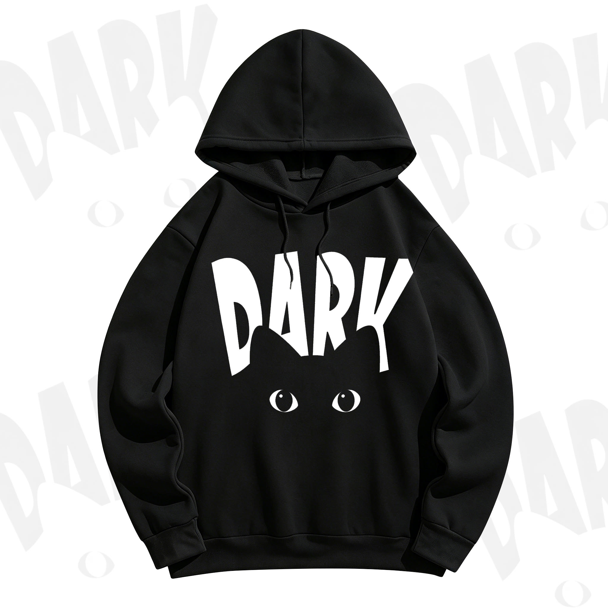 MODAKAWA DARK Graphic Hoodie Sweatshirt - Weiß - 5XL - image 1