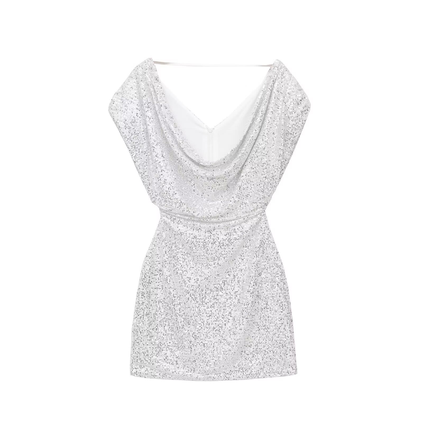 Elegantes ärmelloses Pailletten-Minikleid für Partys - image 2
