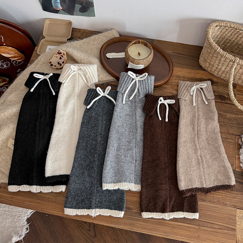 Süße Schleifenstricksocken - image 4