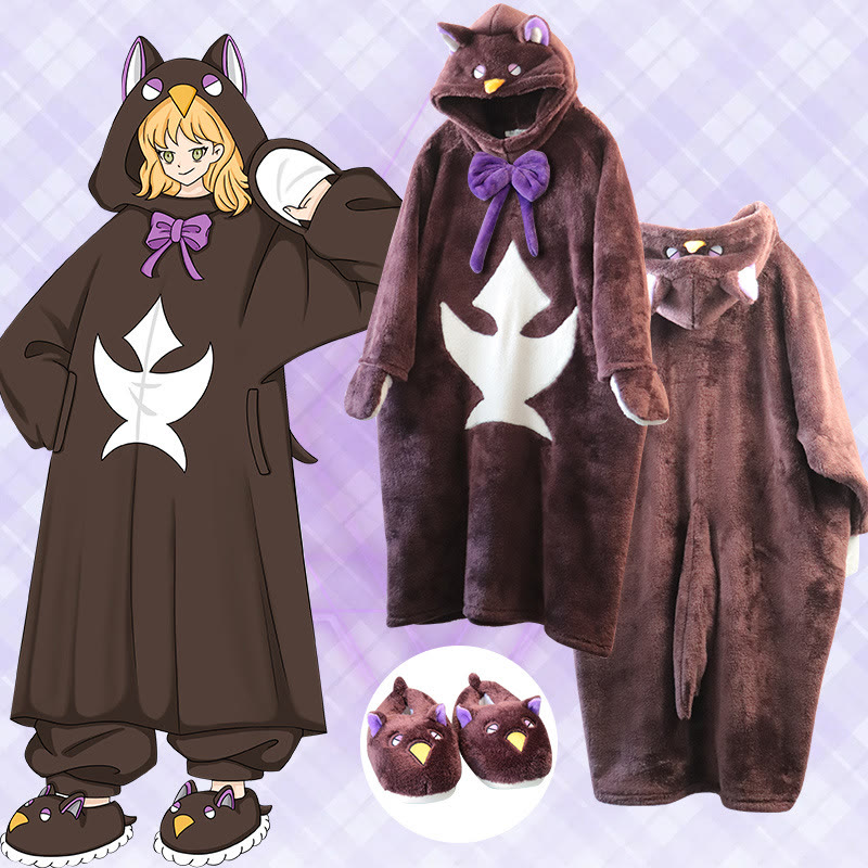 Fischl Anime Plüsch-Pyjama-Set - image 1