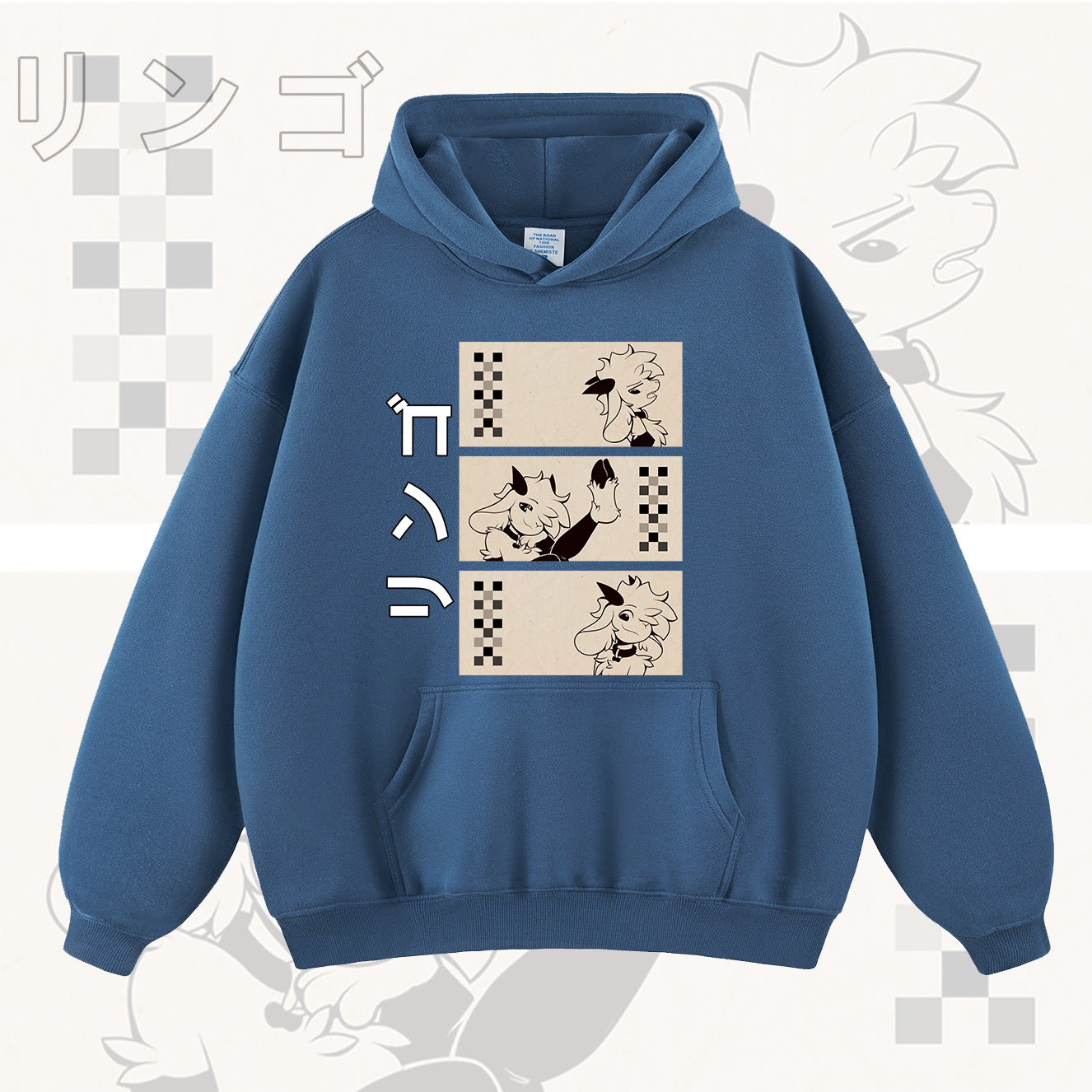 MODAKAWA x zarckets Comic Print Collaboration Sweatshirt - Blau - 2XL - image 1