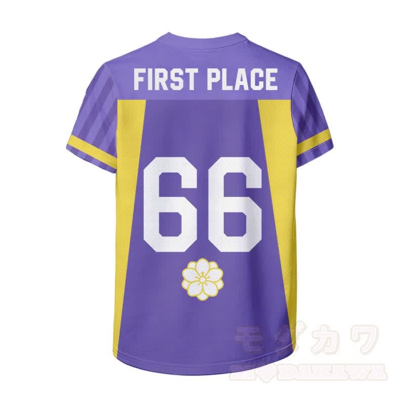 ERSTER PLATZ Nummer Grafik Modakawa Vintage Sporttrikot - image 3