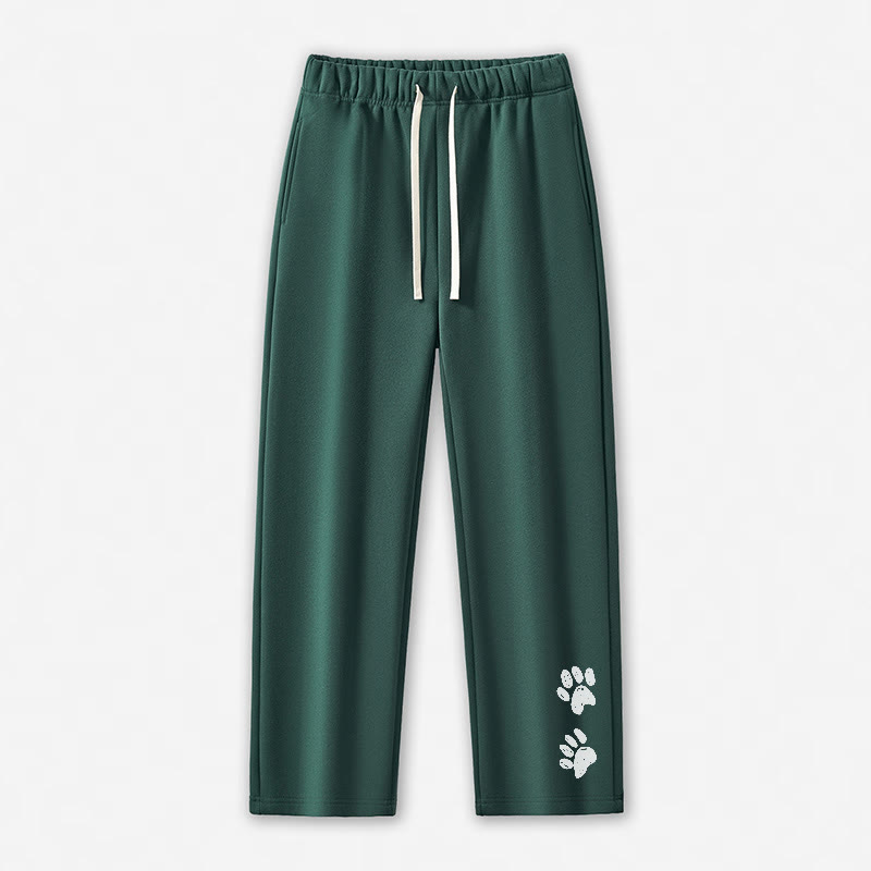 Freizeithose mit Pfotenabdruck - Green - 5XL - image 5