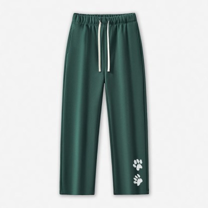 Freizeithose mit Pfotenabdruck - Green - 5XL - image 5