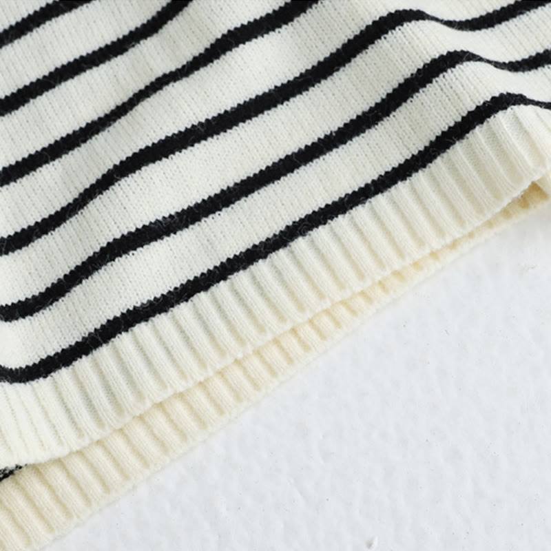 Strickstreifen-Pullover und passende Hose - image 15