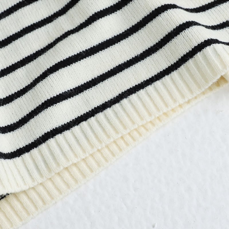 Strickstreifen-Pullover und passende Hose - image 15