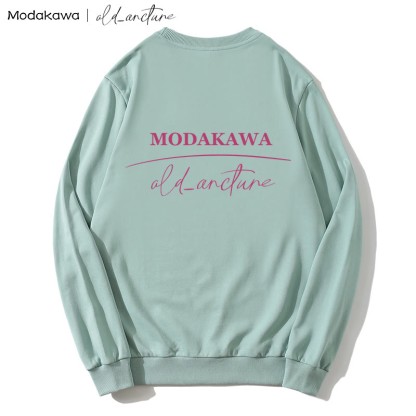 MODAKAWA X old_arcture Rose Angel Parfümflasche Buchstabendruck Sweatshirt mit rundem Kragen - image 4