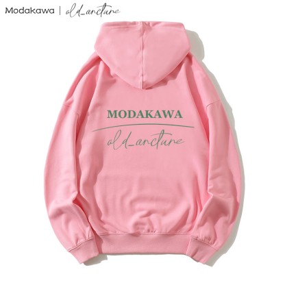 MODAKAWA X old_arcture Rose Angel Parfümflasche Buchstabendruck Modakawa Lockerer Hoodie - image 4