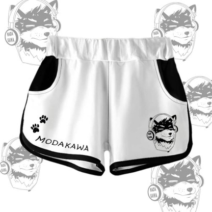 MODAKAWA Gradient Koda Shorts mit Kopfhörern - White - 5XL - image 6