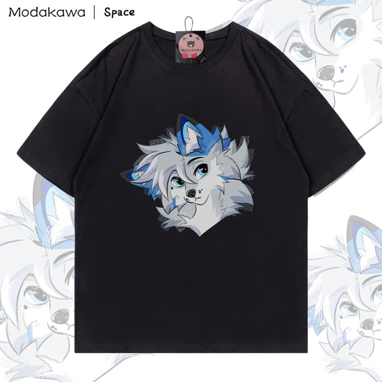 MODAKAWA X Space Barker Grafik-T-Shirt aus 100 % Baumwolle - Black - 5XL - image 2