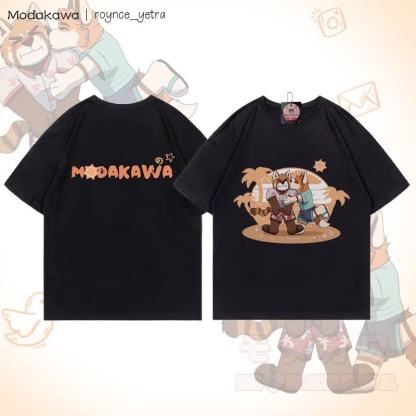 MODAKAWA X roynce_yetra Anderson Kisses Felipe Grafik-T-Shirt - Schwarz B - 5XL - image 6