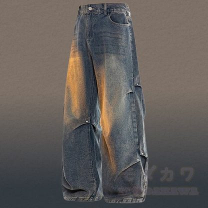 Zweiteiler: Strickpullover mit Farbverlauf und Jeans - Blaue Hose A - 3XL - image 10