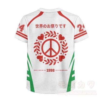 Peace Love Number Graphic Modakawa Unisex Jersey T-Shirt - image 4