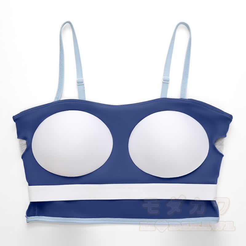 Lässiges Cami Crop Top und Split Skort Yoga Zweiteiliges Set - image 16