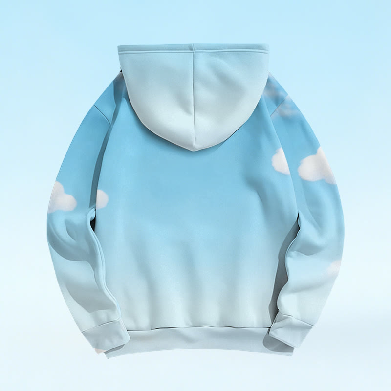 Modakawa Pullover Hoodie mit Capybara-Blumenmotiv - image 2