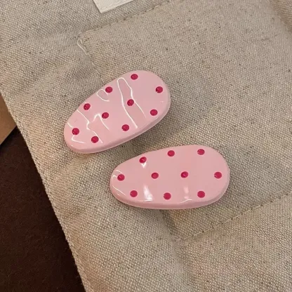 Kawaii Süße Polka-Dot-Haaraccessoires - Pink B - image 11