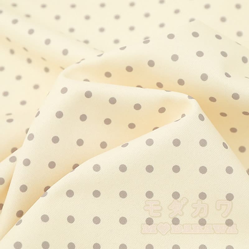 Zweiteiliges Set aus Sweatshirt mit Matrosenkragen und Polka-Dot-Rock im Cartoon-Anime-Stil - image 6