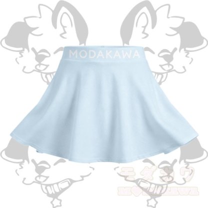 MODAKAWA X popipeko Puppy Graphic Modakawa Crop Tank Sport Top Skirt Matching Outfit - Blauer Rock - 2XL - image 7