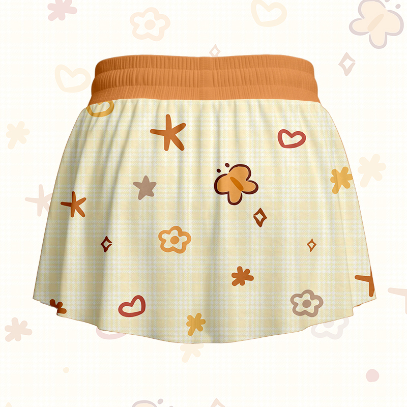 MODAKAWA X atka Happy Fox Graphic Poket Skort - image 5