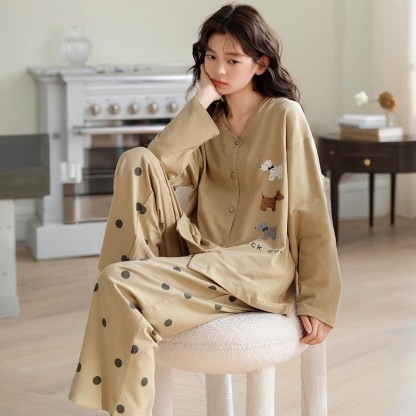 Pyjama-Set mit Welpen-Punktmuster - image 4