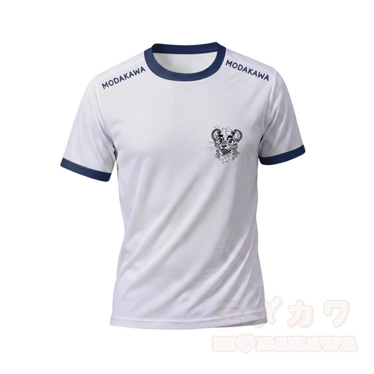 MODAKAWA X atka Tiger Graphic Herren-Sport-T-Shirt mit Kordelzug und passender Shorts - Weißes Oberteil - 5XL - image 5