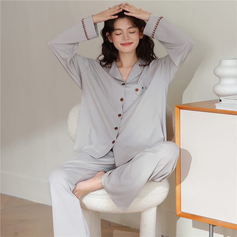 Pyjama-Set mit Welpen-Print - image 3