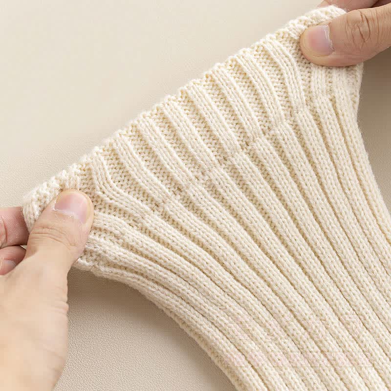 Gerippte Strick-Beinwärmer - image 6