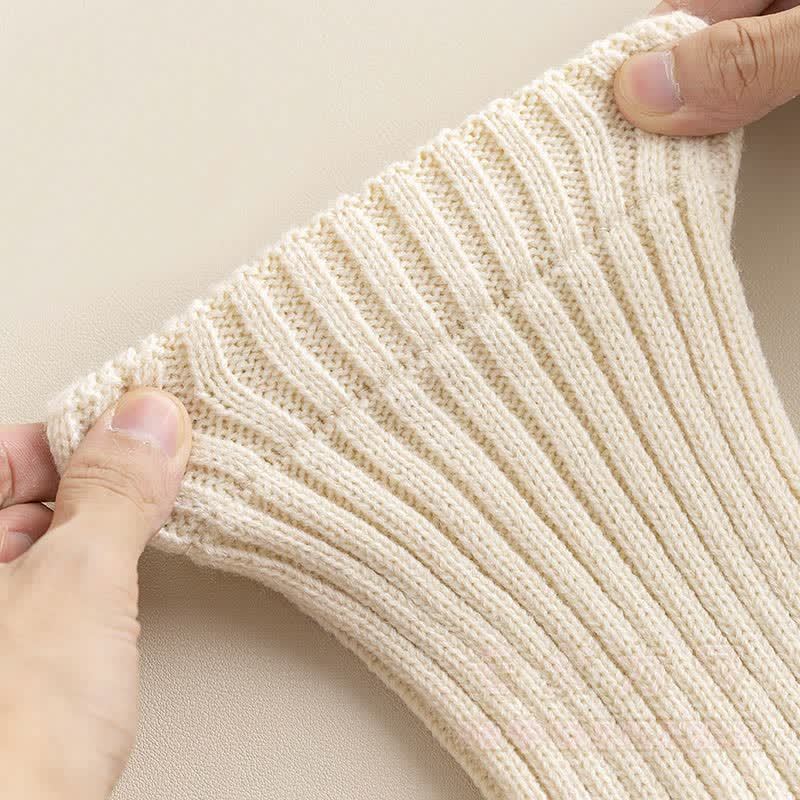 Gerippte Strick-Beinwärmer - image 6