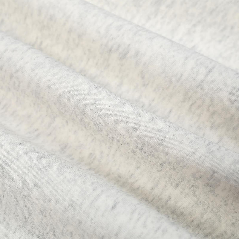 Langärmliger Hoodie mit Welpen-Flocking-Print - image 10