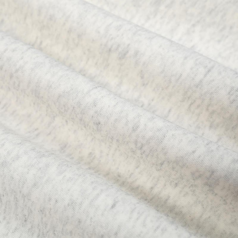 Langärmliger Hoodie mit Welpen-Flocking-Print - image 10