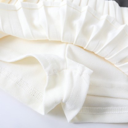 Anime-Mädchen-Polo-Top mit Gesicht und Rüschenrock, passendes Outfit - image 7