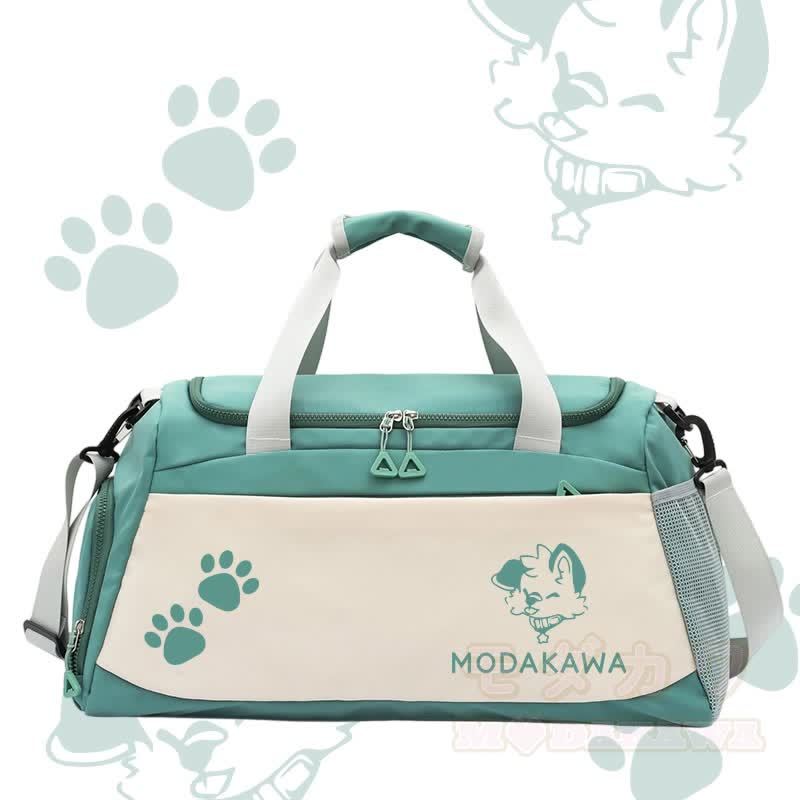 MODAKAWA X popipeko Puppy Graphic Sporttasche mit großem Fassungsvermögen - Grün - 55 x 28 x 26 cm - image 5
