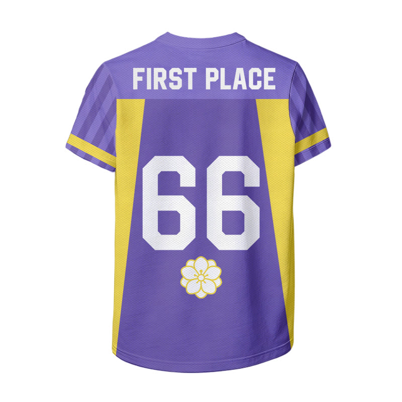 ERSTER PLATZ Nummer Grafik Modakawa Vintage Sporttrikot - image 3