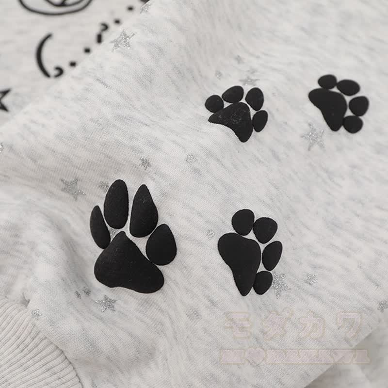 Hochwertiger Kapuzenpullover mit Cartoon-Katzenohren-Motiv und Reißverschluss - image 7