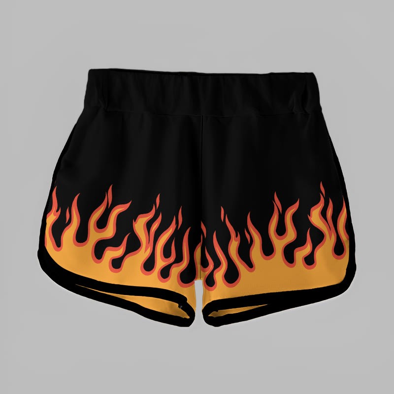 Modakawa Shorts mit Flammenmuster - image 6