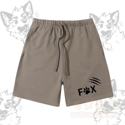 MODAKAWA X atka Fox Graphic Farben Block Pocket T-Shirt Shorts passendes Outfit - Khaki-Shorts - XL - image 8