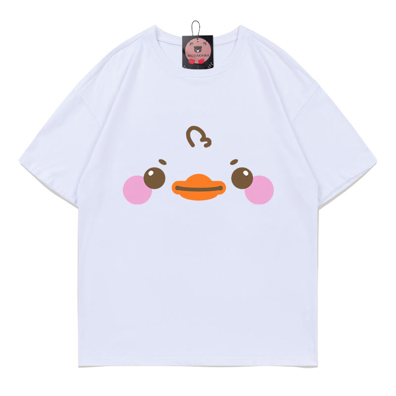 T-Shirt mit Entenmuster - White - 5XL - image 5