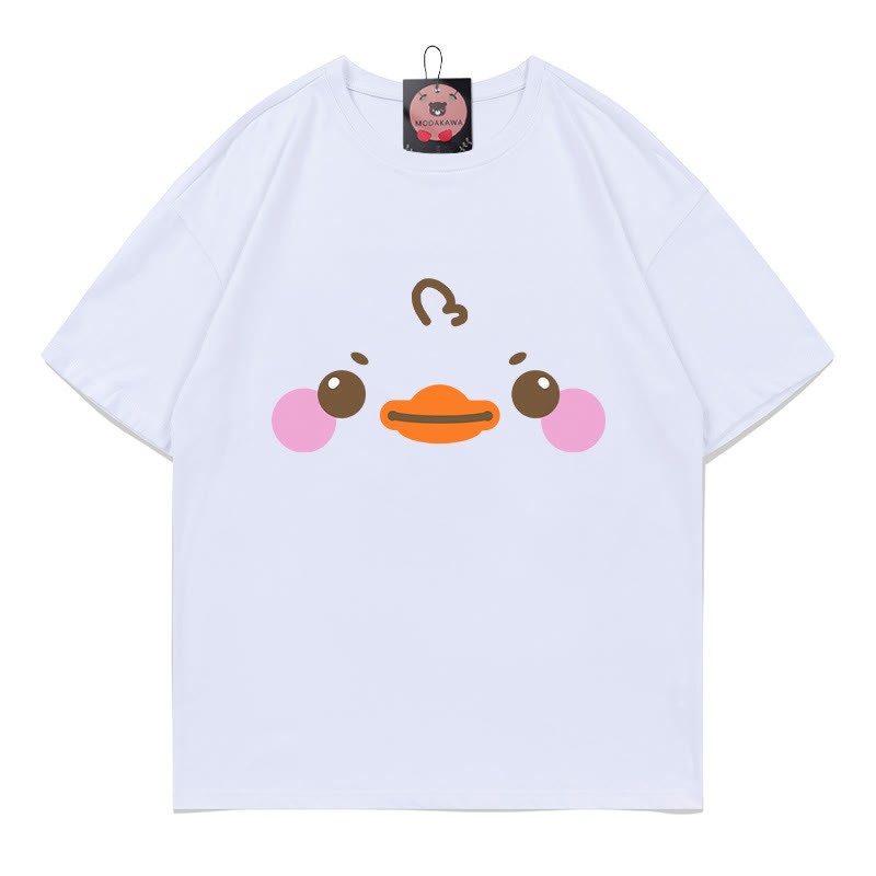 T-Shirt mit Entenmuster - White - 5XL - image 5