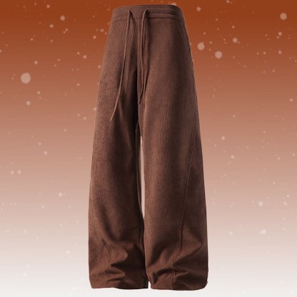 Zweiteiliger Strickpullover mit Farbverlauf und Taschen - Brown Pants - 4XL - image 11