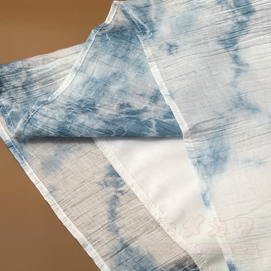 Maxikleid mit Batikmuster und Bindebändern an den Schultern - image 5