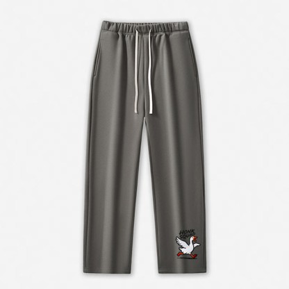 HONK SQUAD Running Goose Graphic Freizeithose - Grey - 5XL - image 5