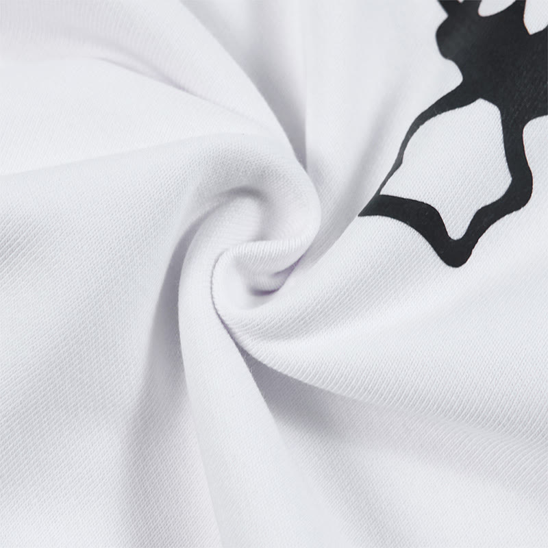 MODAKAWA X popipeko Baumwoll-Hoodie mit Welpenprint und Seitentaschen - image 7