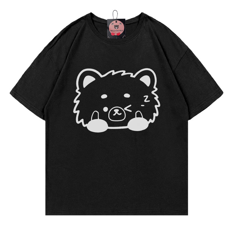 Bärenprint-T-Shirt - Black - 5XL - image 4