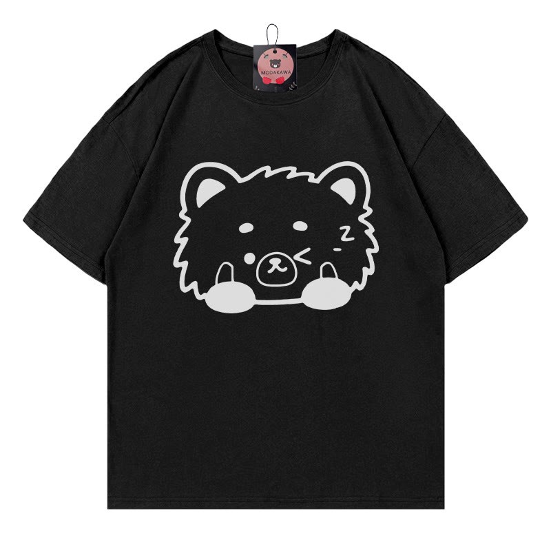 Bärenprint-T-Shirt - Black - 5XL - image 4