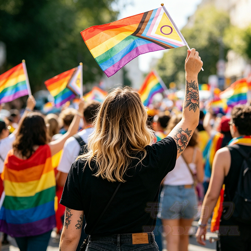 Regenbogen-Dekorationsflagge für Veranstaltungen und Festivals - image 9