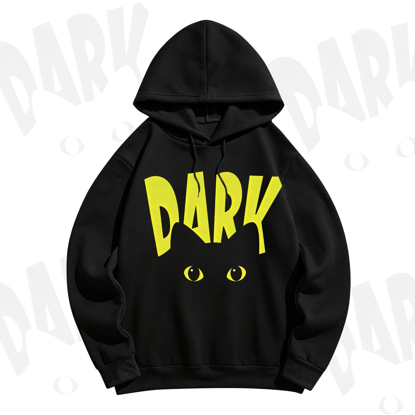 MODAKAWA DARK Graphic Hoodie Sweatshirt - Gelb - 5XL - image 4