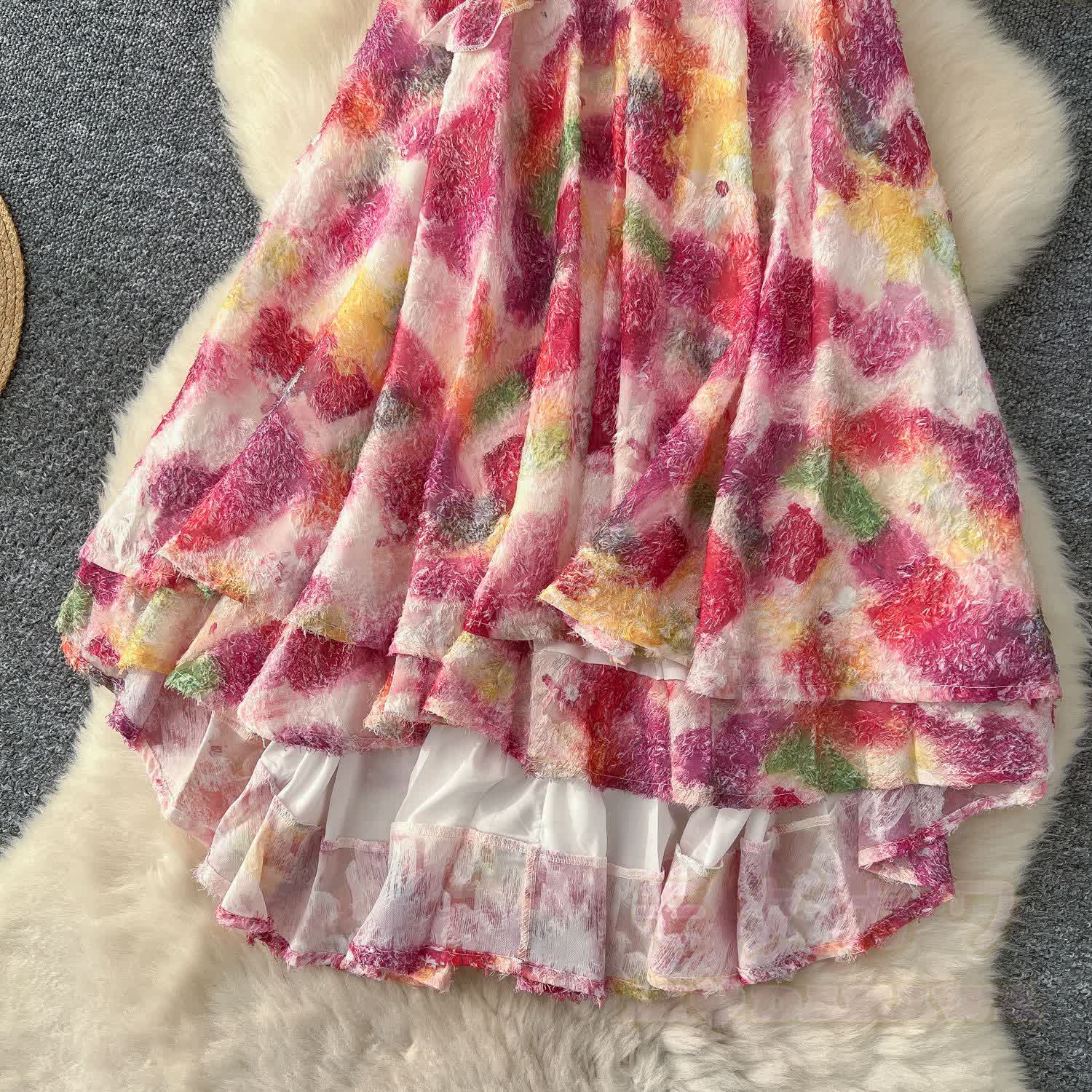 Geblümtes Neckholder-Sommerkleid im Boho-Stil für Damen - image 6