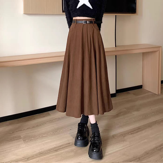 Vintage Strickkleid und Rock, zweiteiliges Set - Kaffeerock - XL - image 13