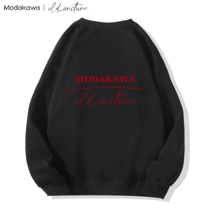MODAKAWA X old_arcture LOST IN MIND Rose Knight Print Rundhals-Sweatshirt - image 6